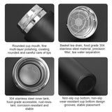 Water Bottle with LED Temp Display - Black - Smart Water Bottle - 500ml - Double Wall Stainless Steel - image 20