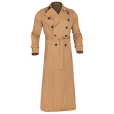Funki Buys | Jackets | Men's Long Windbreak Trench Coat - Black - Windbreak Jacket / XXL / Polyester - image 10