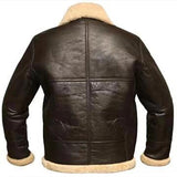 Men's Warm Faux Fur and Leather Jacket - Apricot - Faux Leather Jacket - 5XL - PU Leather Fleece - image 9