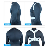 Adjustable Posture Support - Grey - Posture Corrector - L - 36-48 inch - Neoprene - image 10