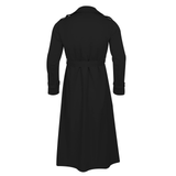 Funki Buys | Jackets | Men's Long Windbreak Trench Coat - Black - Windbreak Jacket / XXL / Polyester - image 12