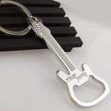 Novelty Guitar Violin Bottle Openers - Silver - 1 /  Guitar Bottle Opener - Medium - Alloy - image 2