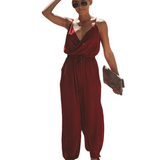 Funki Buys | Pants | Women's Floral and Solid Fashion Jumpsuit - Black - Floral Jumpsuit / Cotton / 5XL - image 11