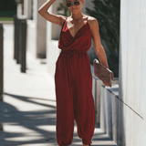 Funki Buys | Pants | Women's Floral and Solid Fashion Jumpsuit - Black - Floral Jumpsuit / Cotton / 5XL - image 4