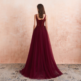 Women's Long Chiffon Tulle Prom Dress - Dark Gray - Dress - 22W - Chiffon/Tulle - image 39