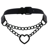 Unisex Hip Hop PU Leather Choker - PU Leather - image 34