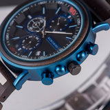 Men's Women's Stylish Wooden Watches - Blue - S18-6 / Customized / Wood Watch - Medium - Wood/Stainless Steel - image 40