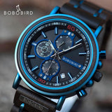 Men's Women's Stylish Wooden Watches - Blue - S18-6 / Customized / Wood Watch - Medium - Wood/Stainless Steel - image 34