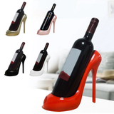 High Heeled Shoe Wine Bottle Holder - Red - Shoe Wine Holder - 8.66 x 7.48 x 3.94" - Epoxy Resin - image 1