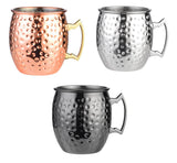 Moscow Mule 550ml Copper Mug Set Of 4 - Rose Gold - Mug 4pcs - Large - Copper - image 16