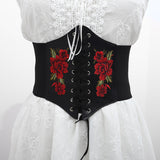 Funki Buys | Belts | Women's Goth Under Bust Cincher Belt - Style1 Black C / One Size / Polyester/PU Leather - image 42