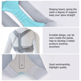 Adjustable Posture Support - Grey - Posture Corrector - L - 36-48 inch - Neoprene - image 6