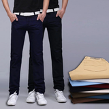 Men's Slim Fit Cargo Pant Mid-Waist Jeans - Army Green - Pants - 40 - Polyester Denim - image 18