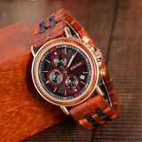 Men's Women's Stylish Wooden Watches - Blue - S18-6 / Customized / Wood Watch - Medium - Wood/Stainless Steel - image 16