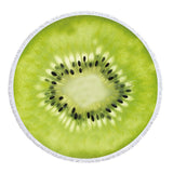 Fruit Printed Beach Mat Towel Throw - Green - 1 / STJ14-1 / Fruit Towel - Large - Microfibre - image 5