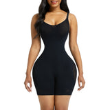 Women's Seamless Bodysuit Shaper - Beige - Shapewear Body Shaper - 3XL - Spandex - image 31