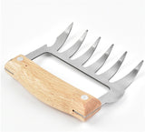 Meat Shredding Tools Forks Claws - Beige - 1 - Meat Bear Claws - 2 Pcs - Medium - Stainless Steel - image 12