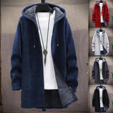Men's Long Sleeve Plush Zip Up Hoodie - Wine Red - Sherpa Hoodie - 4XL - Sherpa - image 7