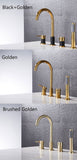Bath Taps Luxury Brass Bath Shower Set - Gold - 1 / Brushed / Bath Faucet - Large - Stainless Steel - image 16