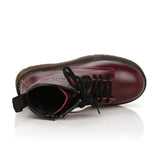 Women's Men's Winter Fur Lined Boots - Red - 1 / Fur Boots - 41 B - PU Leather - image 20