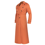 Funki Buys | Jackets | Men's Long Windbreak Trench Coat - Black - Windbreak Jacket / XXL / Polyester - image 21