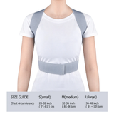 Adjustable Posture Support - Grey - Posture Corrector - L - 36-48 inch - Neoprene - image 11