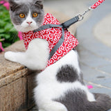 Cat Harness Walking Lead Vest Set - Green - Cat Vest Harness Leash - XL - Nylon/Canvas - image 48