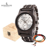 Men's Luxury Wood Watch Gift Box Set - White/Brown - P19-3 / Quartz Watch - M - Wood - image 16
