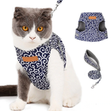 Cat Harness Walking Lead Vest Set - Green - Cat Vest Harness Leash - XL - Nylon/Canvas - image 34