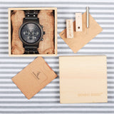 Men's Women's Wooden Watch Gift Sets - Silver - P19-2 / Watch - Medium - Wood - image 31