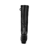 Women's High Platform Gothic Wedge Boot - Black - Platform Wedges - 12 B - PU Leather - image 5