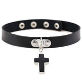 Unisex Hip Hop PU Leather Choker - PU Leather - image 2