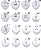 Always In My Heart Urn - Silver - Non Engraved - Pet Urn Necklace - Medium - Stainless Steel - image 8