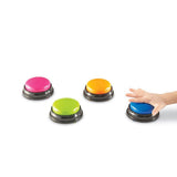 Recordable Button Learning Aid for Kids, Pets - Blue - Recordable Button - 3.5 x 1.7" - ABS Plastic - image 5