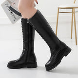 Women's Leather Winter Boots Sheep Skin - Black - Winter Boots - 12 B - Genuine Leather / Fleece - image 21
