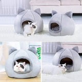 Cat Beds Cozy Sweet Pink Cave House - Pink - XL 40x40x40cm - Plush - image 28