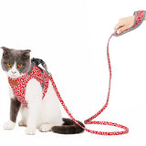 Cat Harness Walking Lead Vest Set - Green - Cat Vest Harness Leash - XL - Nylon/Canvas - image 11