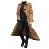 Funki Buys | Jackets | Men's Long Windbreak Trench Coat - Black - Windbreak Jacket / XXL / Polyester - image 9