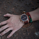 Men's Women's Stylish Wooden Watches - Blue - S18-6 / Customized / Wood Watch - Medium - Wood/Stainless Steel - image 22