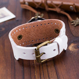 Men's Steampunk Goth Style Wide Watch - Black - Retro Watch - M - Alloy/Leather - image 12