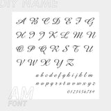 Funki Buys | Earrings | Custom Name Initi... - Custom SMTER01-AB  Font / Silver Color - Earrings / Stainless Steel - image 39