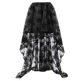 Women's Black Victorian Corset Dress - Black - 1 / Corset + Skirt - 6XL - Polyester Lace - image 4