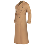 Funki Buys | Jackets | Men's Long Windbreak Trench Coat - Black - Windbreak Jacket / XXL / Polyester - image 17