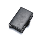 Unisex RFID 12 Card Popup Case - Black - RDID Popup Wallet - M - PU Leather - image 25