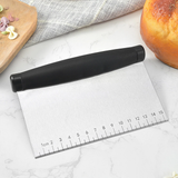 Funki Buys | Cooking Scrapers | Cake, Pastry, D... - Black - Dough Cutter / 5.90" x 4.72" x 0.98" / Stainless Steel - image 3