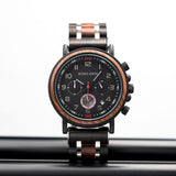 Men's Wooden Quartz Wrist Stop Watch - Blue/Black - E03-1 / Wood Watch - Wood/Stainless Steel - image 33