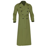 Funki Buys | Jackets | Men's Long Windbreak Trench Coat - Black - Windbreak Jacket / XXL / Polyester - image 14
