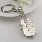 Novelty Guitar Violin Bottle Openers - Silver - 1 /  Guitar Bottle Opener - Medium - Alloy - image 9