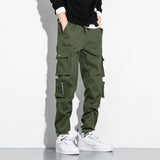 Men's Hip Hop Streetwear Cargo Pants 8XL - Black - Streetwear Cargo Pants - 8XL - Polyester - image 22