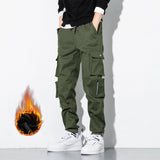 Men's Hip Hop Streetwear Cargo Pants 8XL - Black - Streetwear Cargo Pants - 8XL - Polyester - image 36